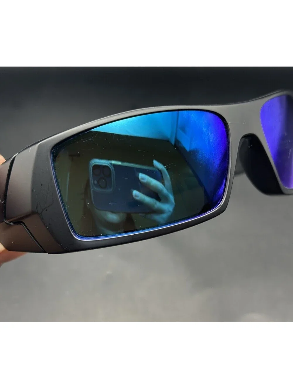 Oakley Gascan Matte Black/Prizm Sapphire Iridium Polarized Lenses
